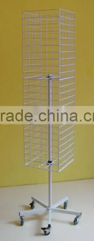 four sided spinning wire rack