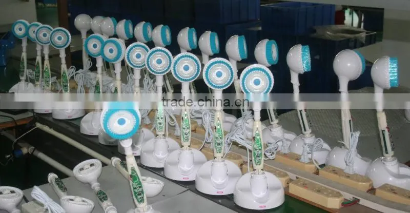 Multi-Function Beauty Equipment Type and FDA,CE, RoHS Certification electric facial cleaning brush