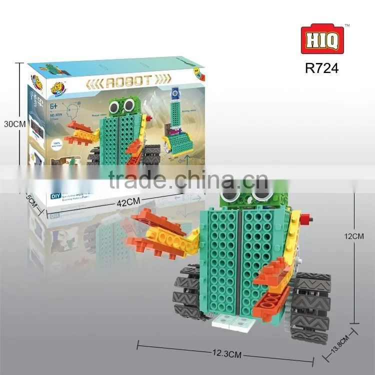 B/O Bulldozer educational building block toys for kids
