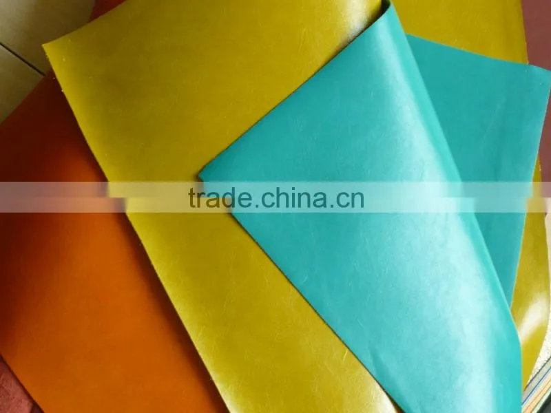 0.7mm thickness pu microfiber leather for shoes