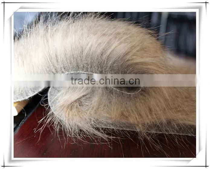 RY15092113 long pile brown fake fur fabric