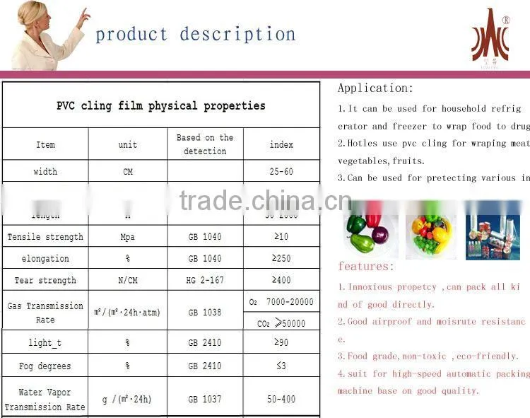 high quality pvc film manufacturer famous brand wangchang