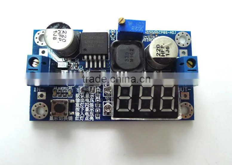 dc to dc step-down converter Voltage Regulator with LED display