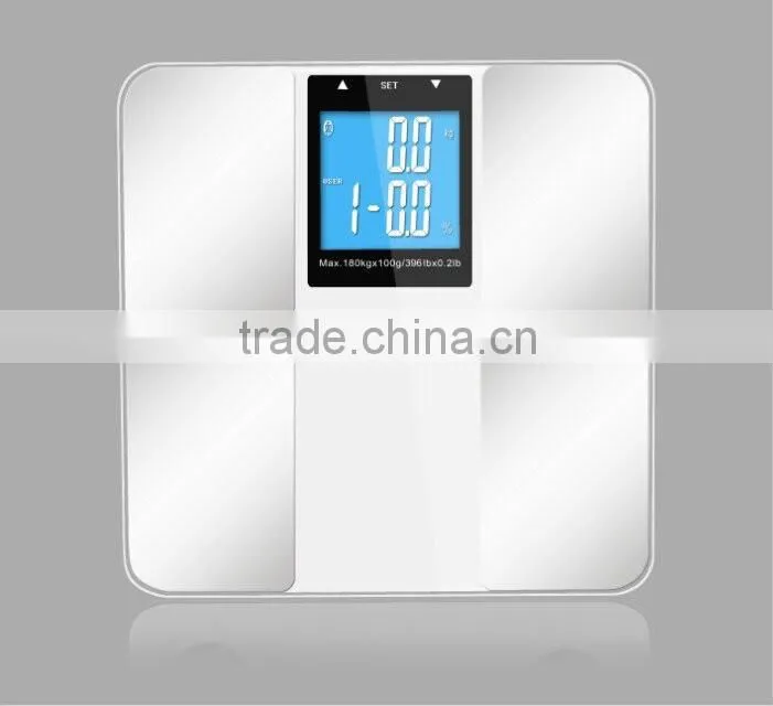 Digital body fat scale digital bathroom, Digital LCD Glass Bathroom Body fat Weight Watchers Scale 330lb/150kg