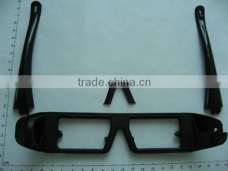 Plastic Injection Molded 3D Glasses Frame