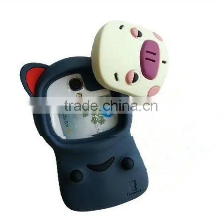 Dongguan factory manufacture newest custom design 6 faces silicone mobile phone cover