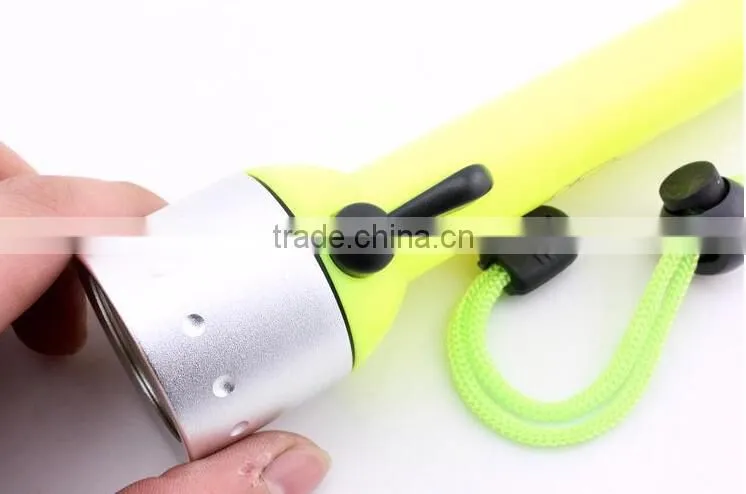 A-OK Underwater 160lumen powed by AA battery led torch depth 50m led diving flashlight