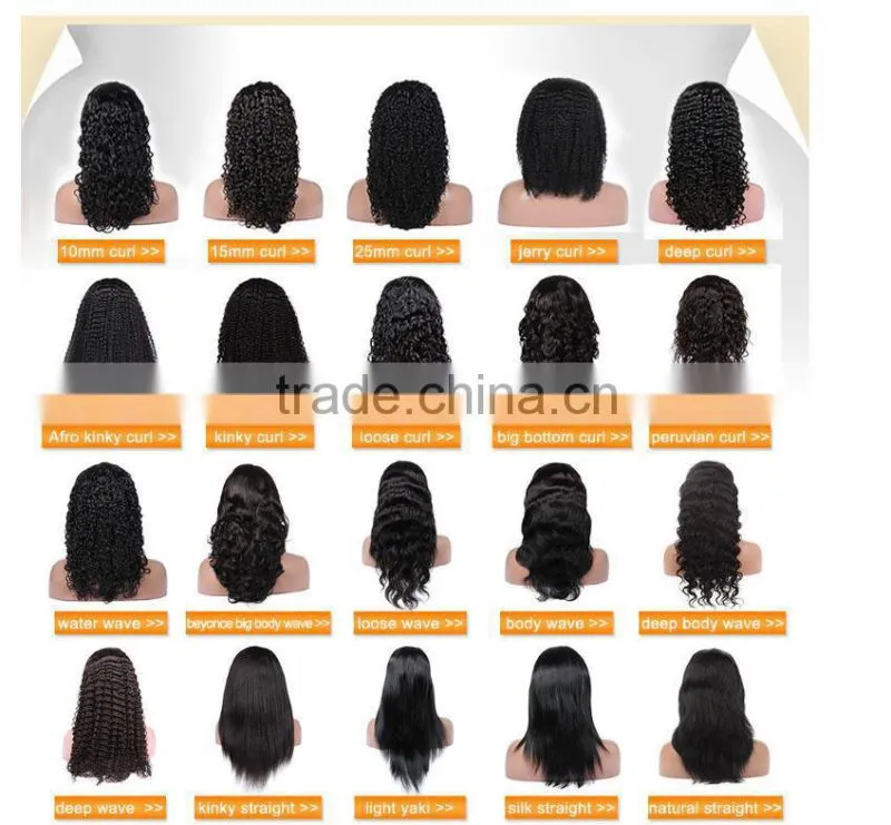 Hot sales top quality brazilian afro kinky curly human hair lace front wig on sale