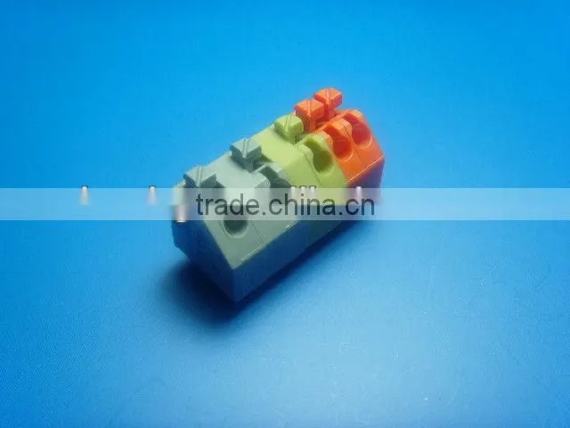 Wago 250 vde listed PCB ScrewlessTerminal Block for Printer/ punch-card machinery 3.5mm pitch with VDE/CE/CQC/S approval