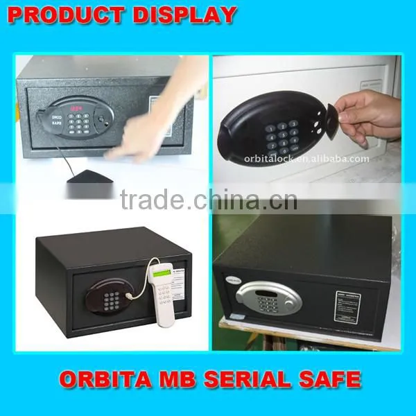 Mini hotel room safe deposit box, portable safe box, fireproof safe deposit box