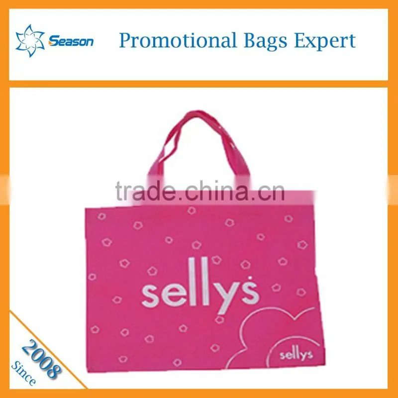 Wholesale non woven shopping bag branded shopping bag