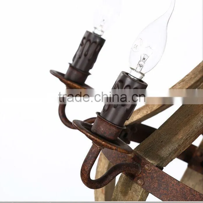 2016 Hot sell wooden laser cut cutting chandelier