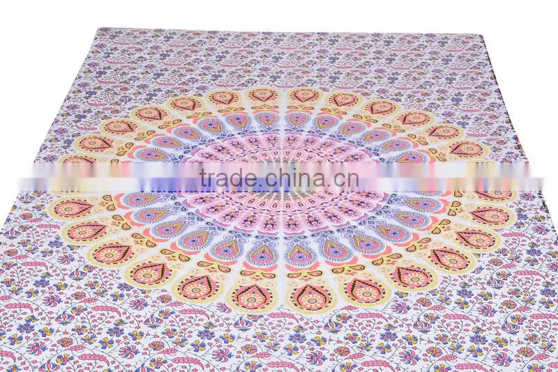 Indian mandala round tapestry Wall Decor Throw Table Cover 100% Cotton Bedspread Indian Jaipur Manufacturer & Wholesaler