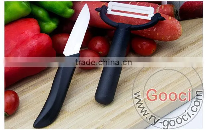 2PCS Set 3"+Peeler Kitchen Ceramic Knife Set Ultra Sharp Knife