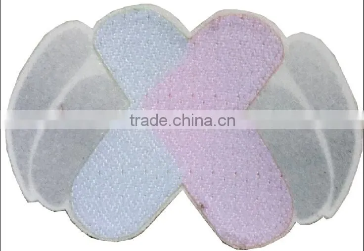factory direct 3D flocking patch iron on football patches iron on towel embroidery patch