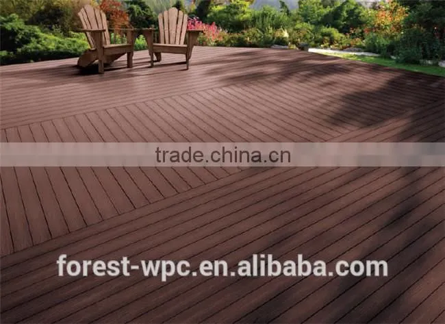 grooved decking wpc outdooor square floor
