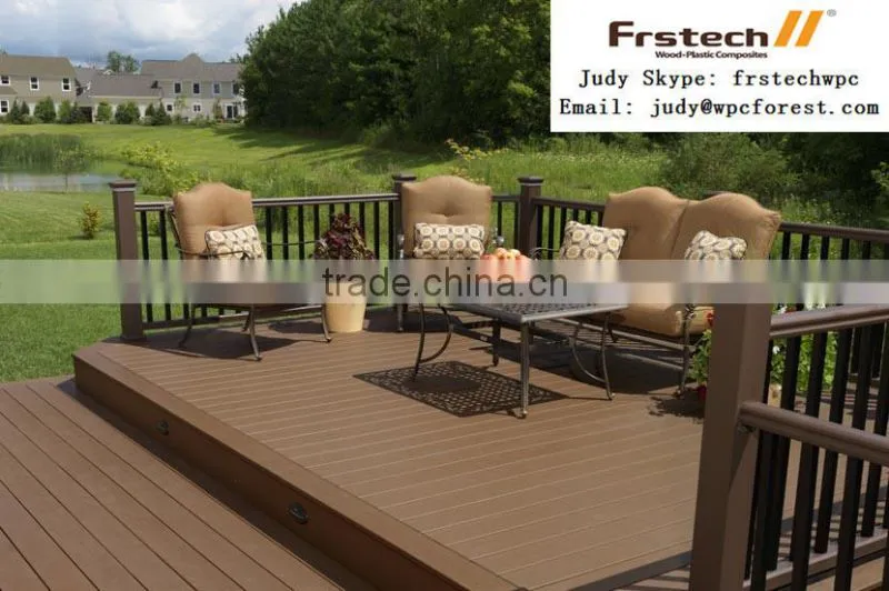 WPC composite hardwood flooring tile waterproof swimming pool tiles China