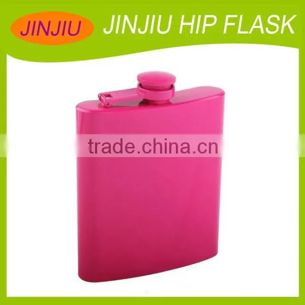 2 - 6 oz Metal Body Material hip flask