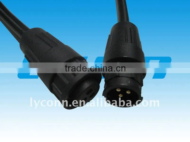 Injected Molding Cable 3Pin 4Pin 5pin 6pin 7pin 8pin Waterproof connector