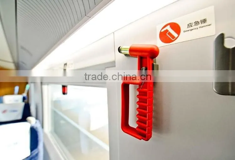 factory direct selling emergency car escape tool/vehicle emergency tool/bus emergency hammer