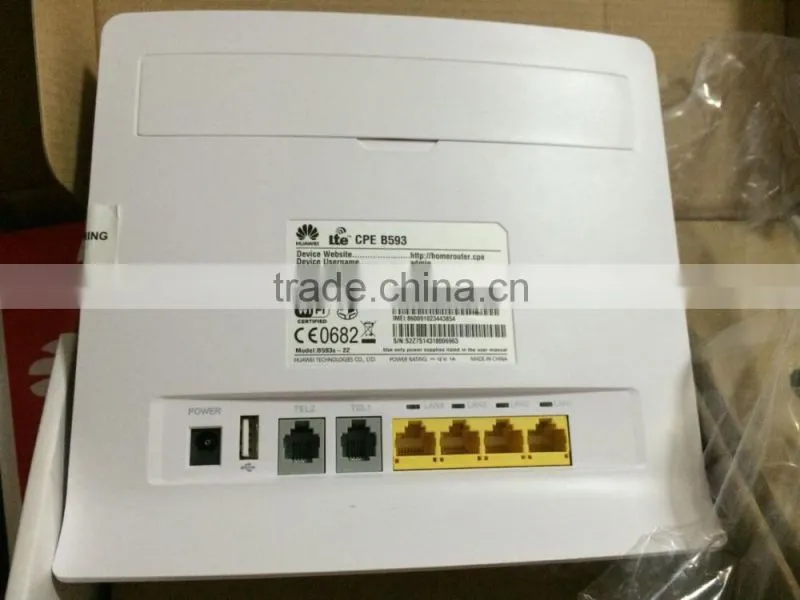 Huawei B593 LTE CPETDD/FDD 800/1800/2300/2600MHz 3G 900/2100MHZ GSM quad band