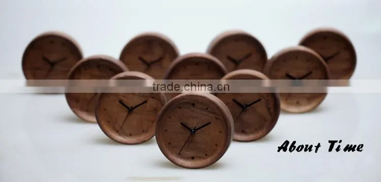 Concave concept alarm clock wood clock 2015 The new
