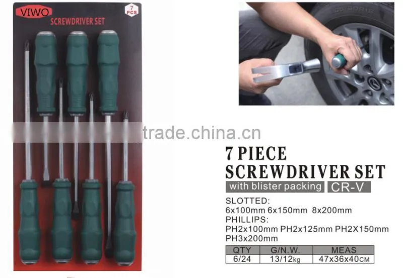 PP+TPR Double Color Handle Screwdriver
