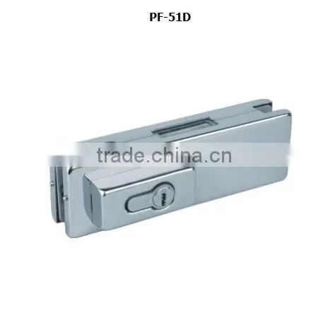 glass door patch fitting lock