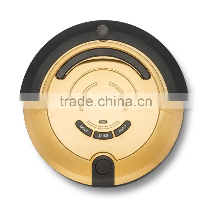 2016 Newest High Class 6 In 1 Multifunctional Robot Vacuum Cleaner With Double V-shaped Rolling Brush