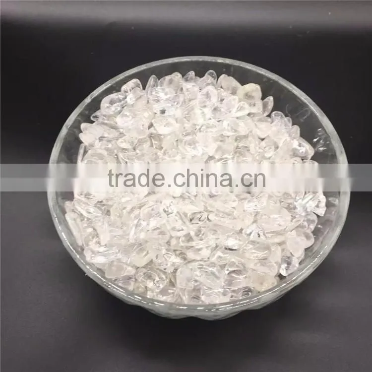 Natural Clear Quartz Tumbled Stone Crystal Gravel
