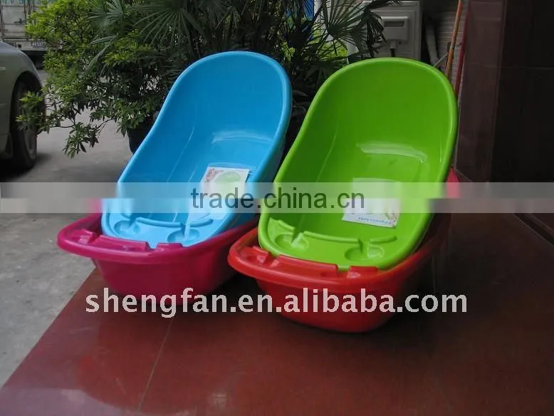 plastic lovely baby bathtub