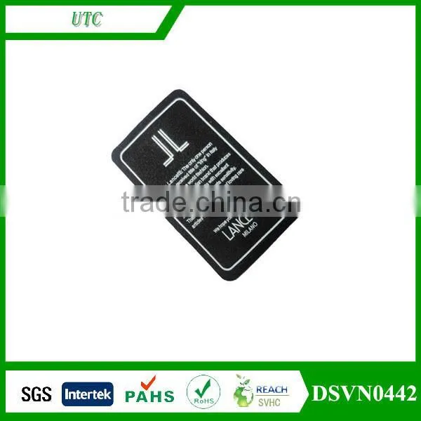 colorful design garment woven main label