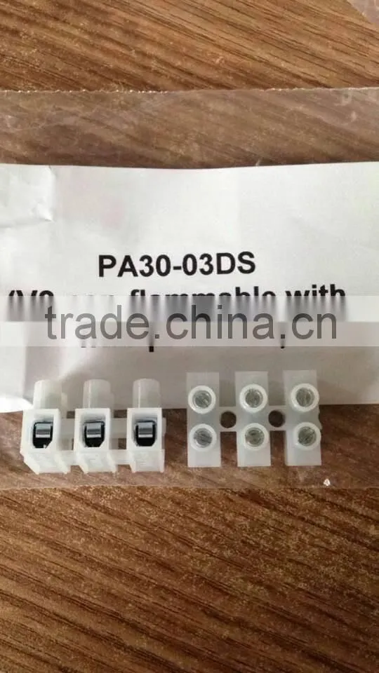 SY-079 3 poles no flammable with wire protector Terminal block