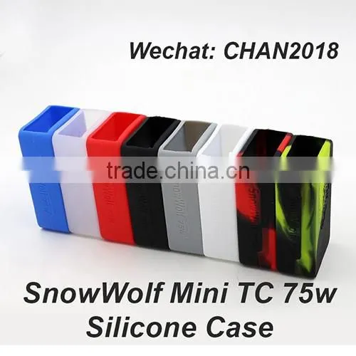 Wholesale silicone case for electronic cigarette Mini 75w Box silicone skin