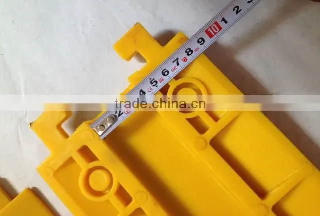 Full Yellow 1-channel Cable Protectors PVC Speed Humps & Bump