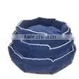 Round pet bed for dog