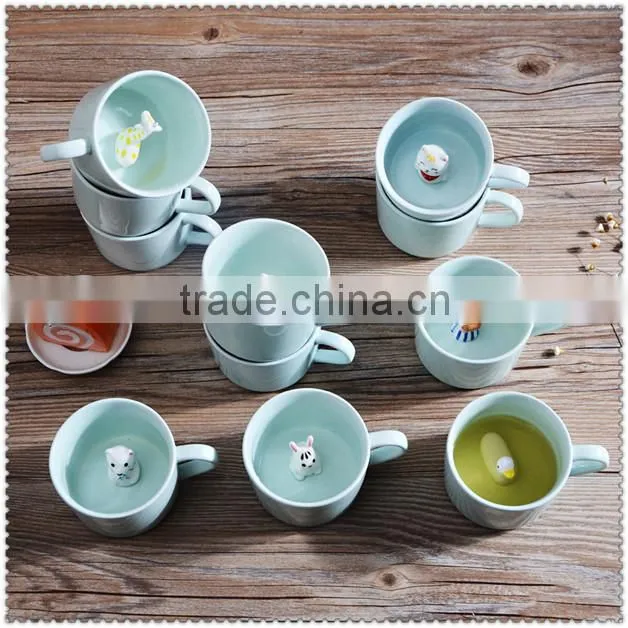 ceramic duck mug in duck design cup