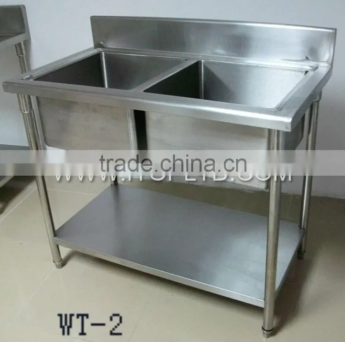 stainless steel double bowl kitchen sink