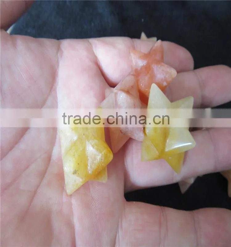 New arrival customized crystal colorful stars for gift souvenir