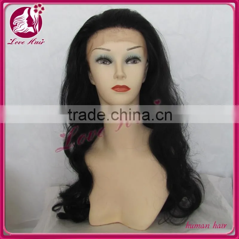 5a top quality Swiss lace cheap Brazilian human hair full lace wig