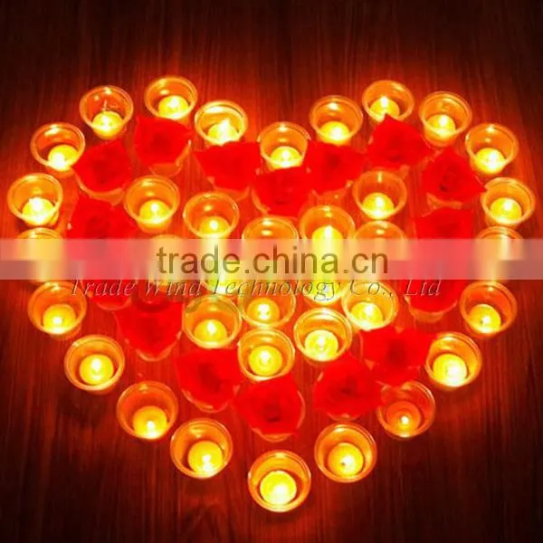 Wholesale Flameless Candles Flickering LED Tea Lights Blue