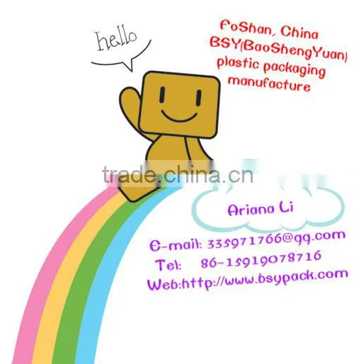 Stand up kraft paper coffee beans pouch with zipper