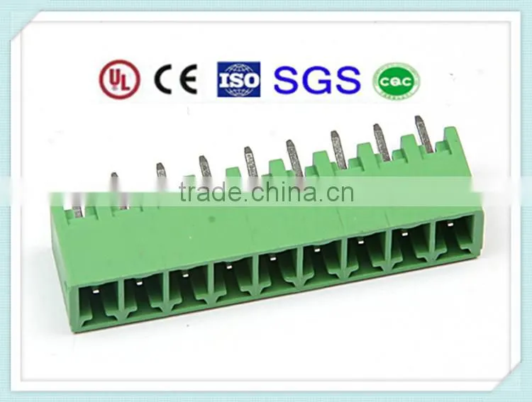 3.5 Plug in Terminal Block 300V 10A Pitch: 3.5mm/3.81mm