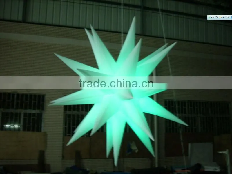 decoration LED lights inflatable star