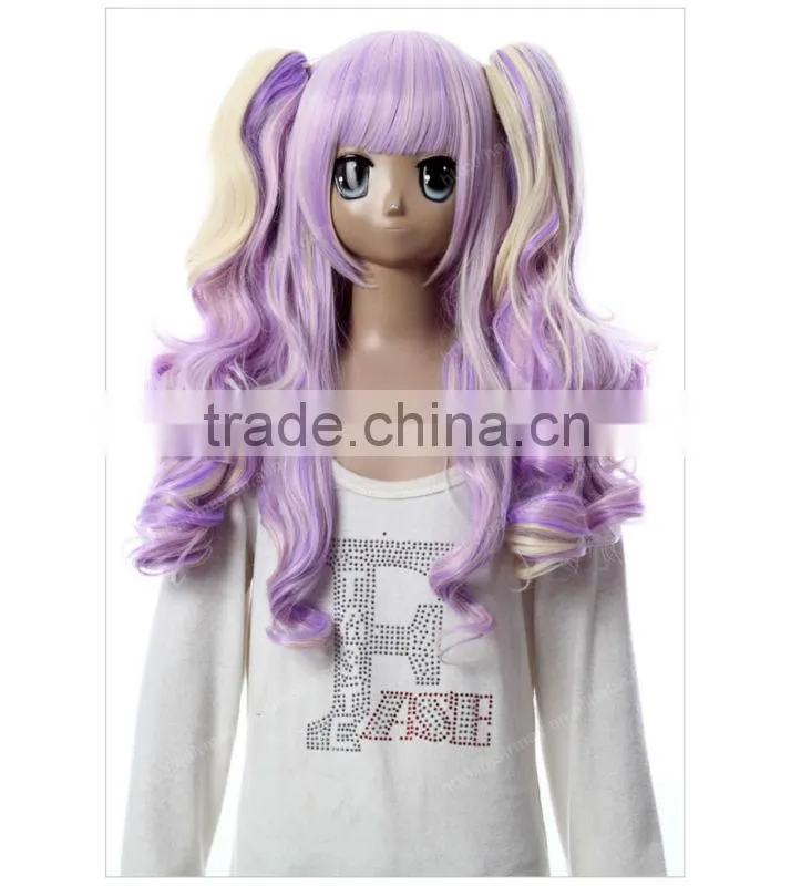 colored wigs lolita cosplay