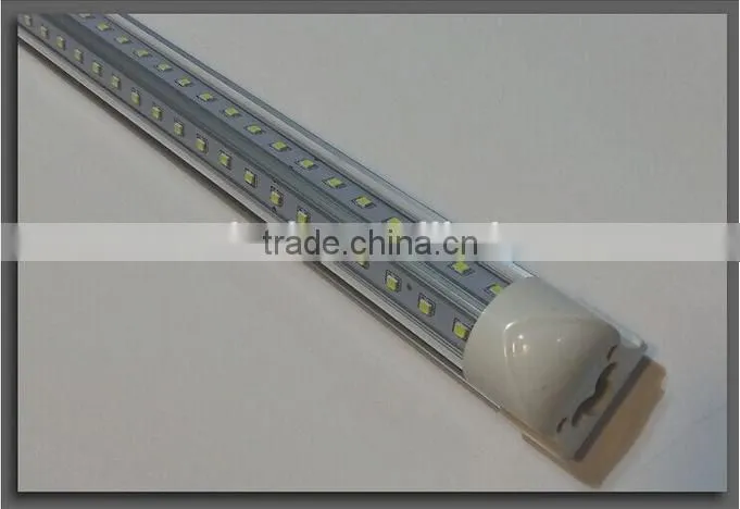 V Shape LED Cooler Lights 2ft led tube t8 integrated tube light 18W AC100-240V clear cover with CE RoHS listed t8 led tube