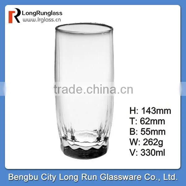 LongRun 425ml China new products long fruit drinks glass&water glass cup home use glassware