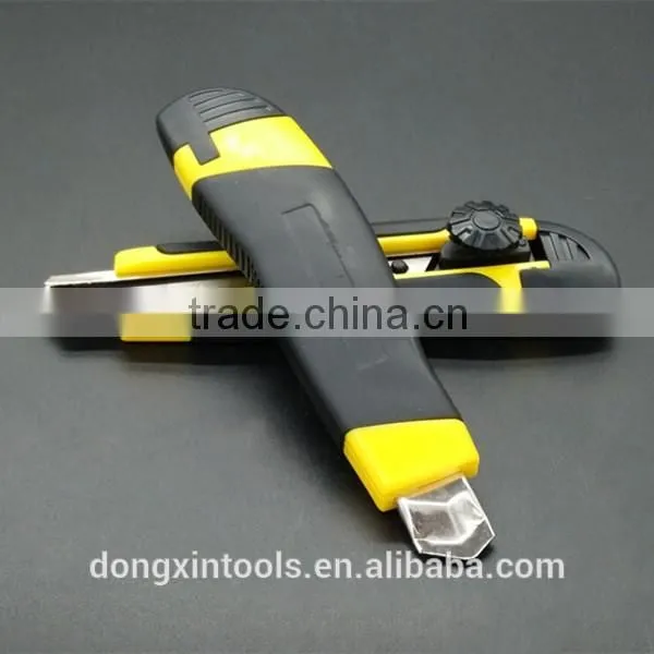 18mm SK5 Blade Rubber Covered Utility Knife with One pc Blade