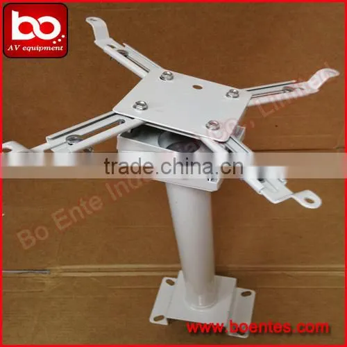 Office Projector Ceiling Retractable Cold Rolled Steel Mount Bracket with Universal Adapter Plate for BM-1.0