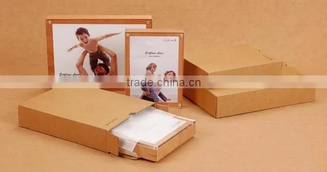 wooden acrylic plexiglass photo frame